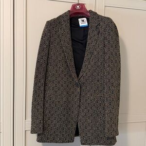 Missoni Multicolor Patterned Womens  Blazer

Gold silver and black